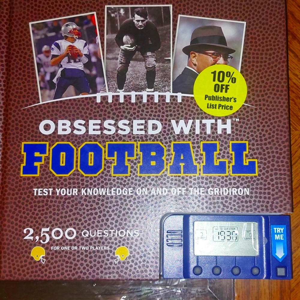 Obsessed with football  Multiple Player Game Book